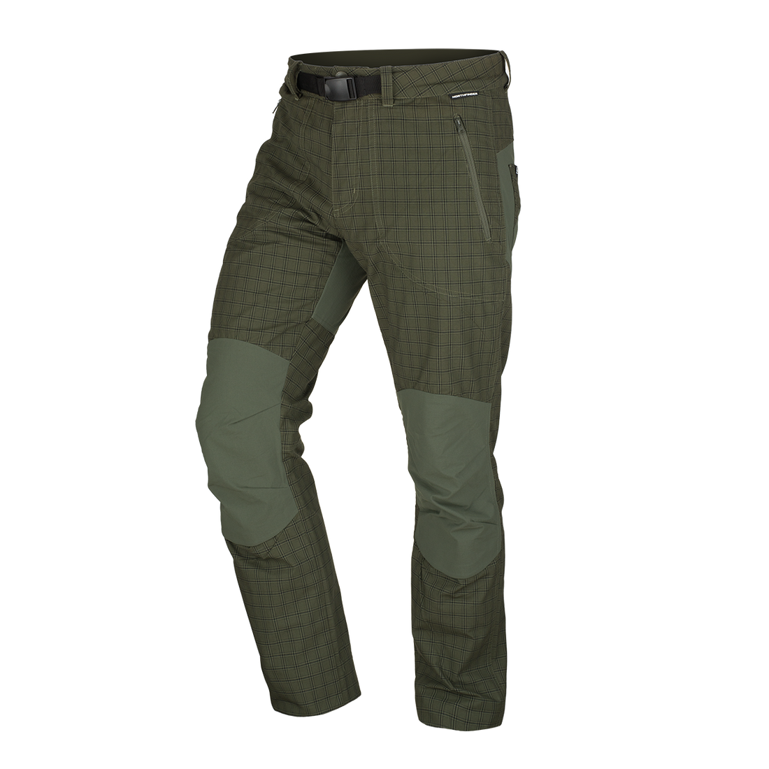 NO-3784OR men's outdoor pants check style 1l ALVIN