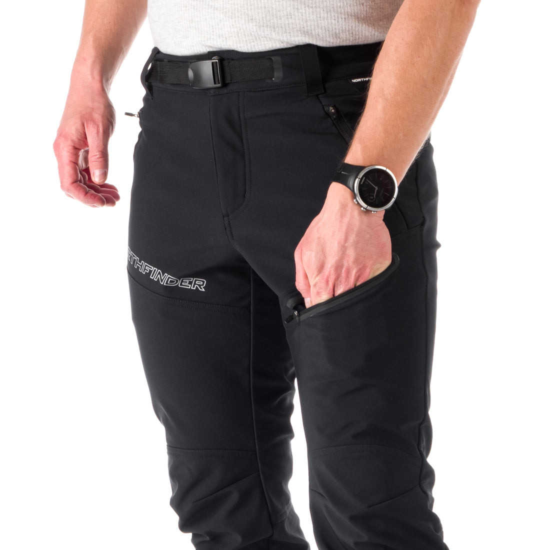 NO-3811OR men's trekking softshell pants outdoor 3L ATLAS