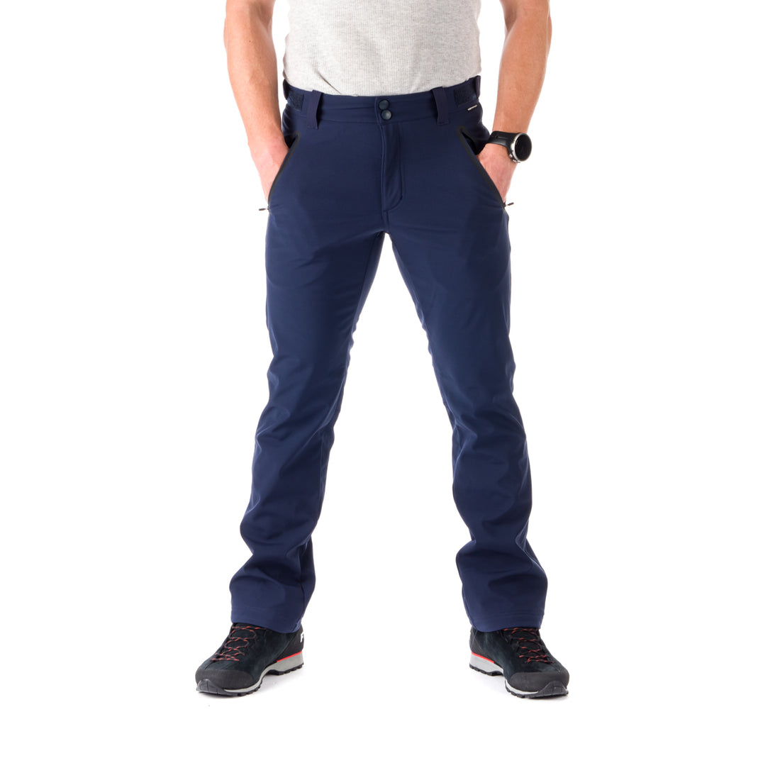 NO-3815OR men's softshell travel pants 3L BODEN