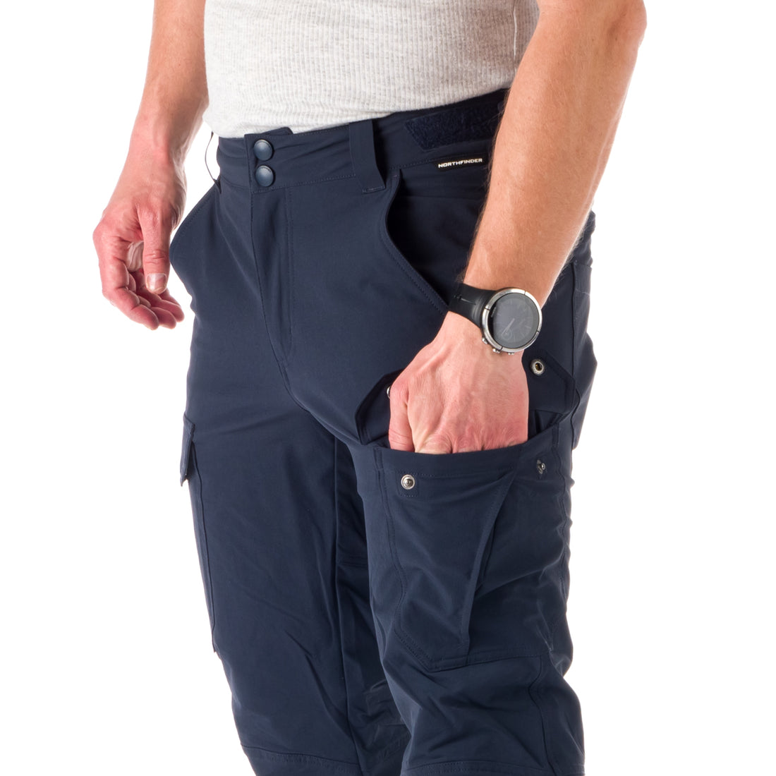 NO-3816OR men's travel comfort cargo pants  HARRIS