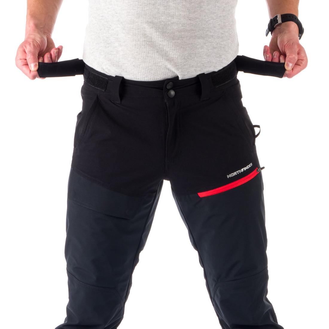 NO-3817OR men's hybrid pants with 4way stretch parts WESLEY 