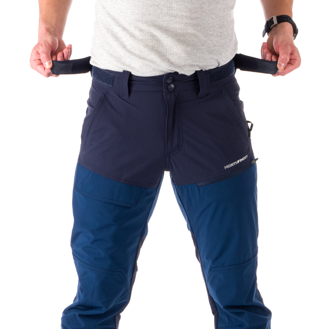 NO-3817OR men's hybrid pants with 4way stretch parts WESLEY 