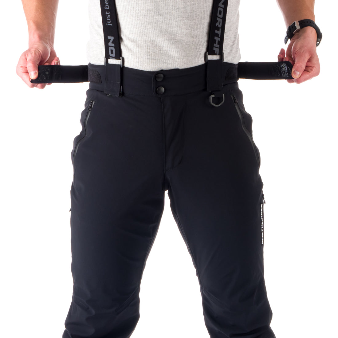 NO-3820SNW men's ski stretch regular fit trousers fully featured BRADLEY 