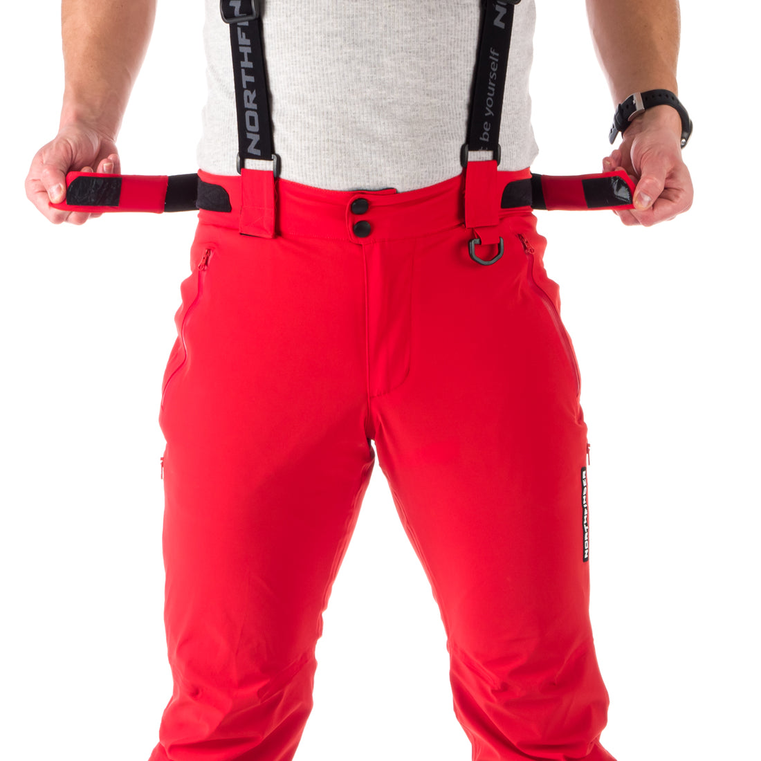 NO-3820SNW men's ski stretch regular fit trousers fully featured BRADLEY 