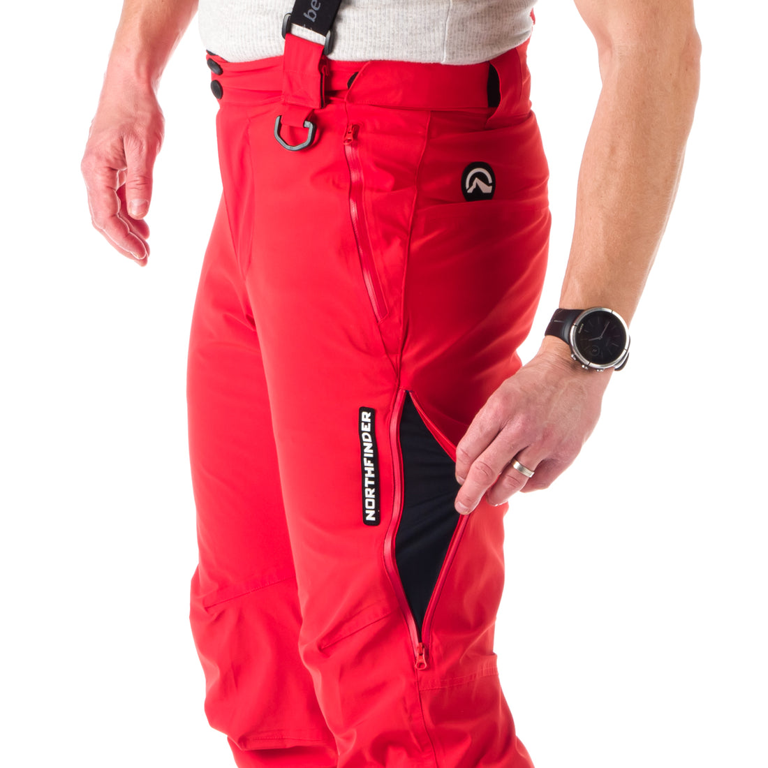 NO-3820SNW men's ski stretch regular fit trousers fully featured BRADLEY 