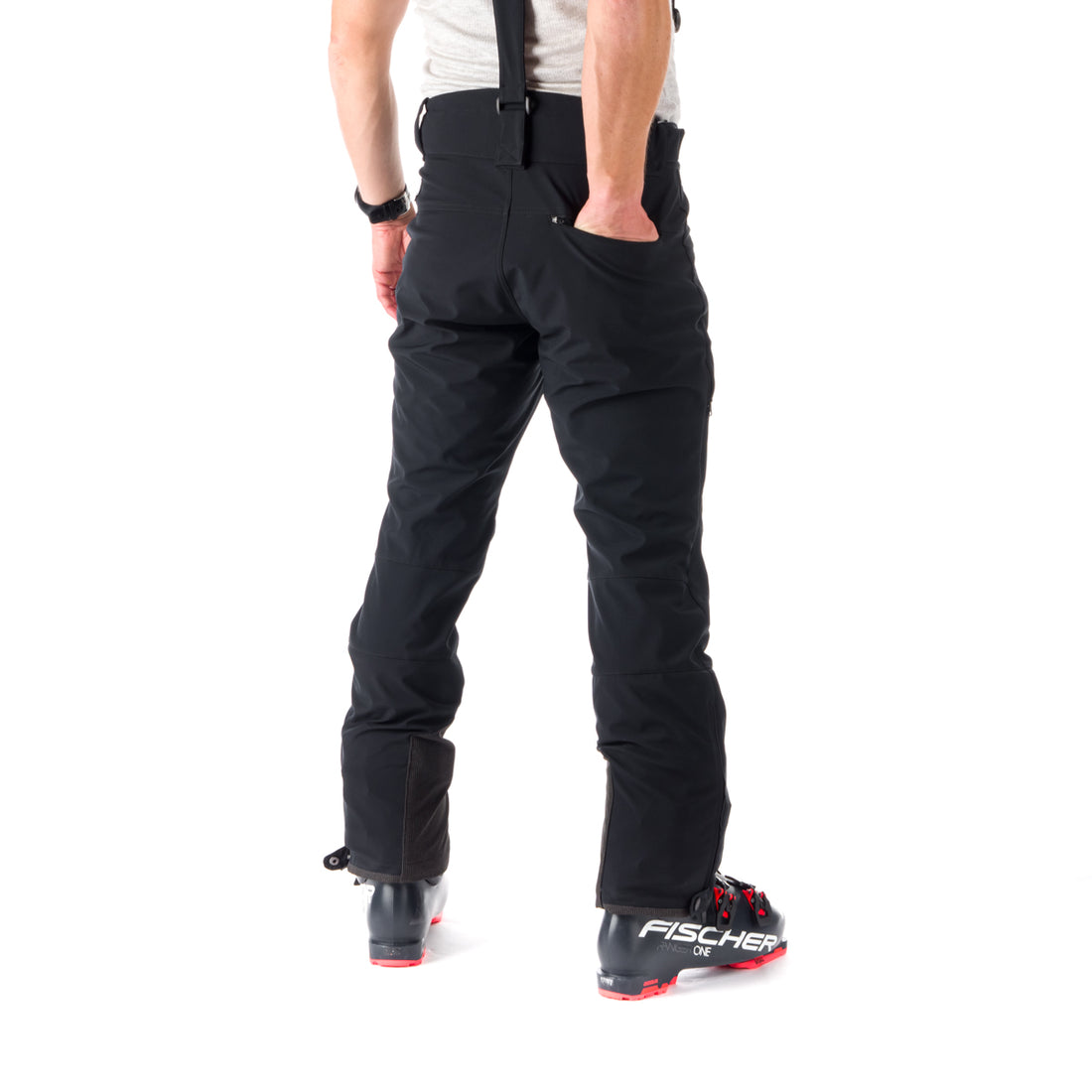 NO-3821SNW men's ski regular fit softshell pants 3L HASSAN