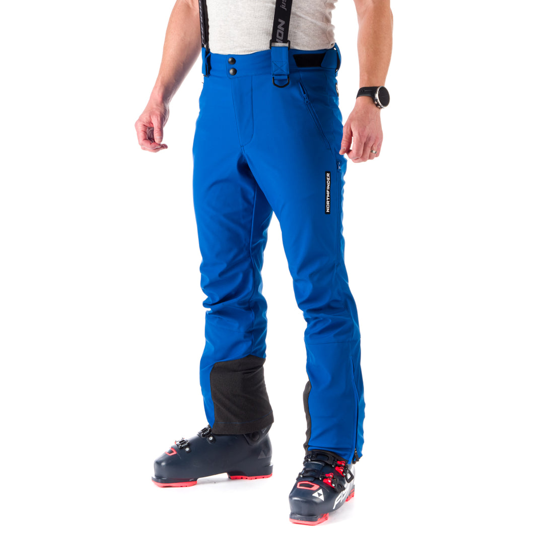NO-3821SNW men's ski regular fit softshell pants 3L HASSAN