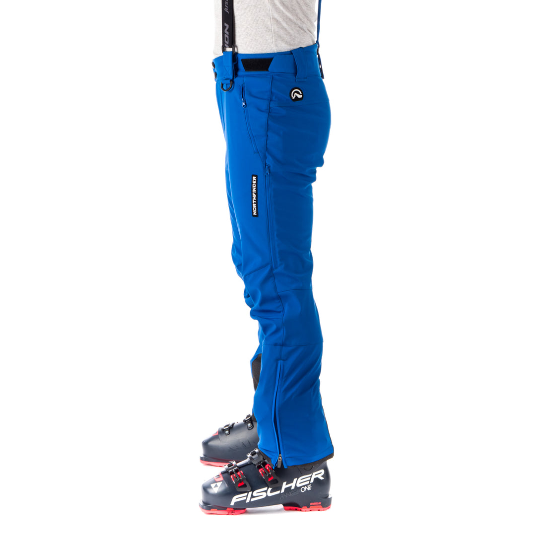 NO-3821SNW men's ski regular fit softshell pants 3L HASSAN
