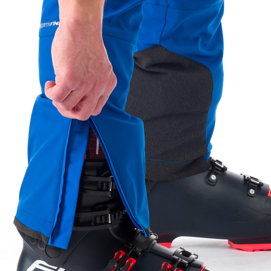 NO-3821SNW men's ski regular fit softshell pants 3L HASSAN