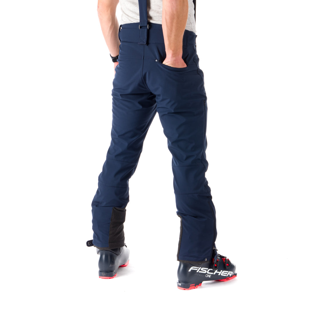NO-3821SNW men's ski regular fit softshell pants 3L HASSAN