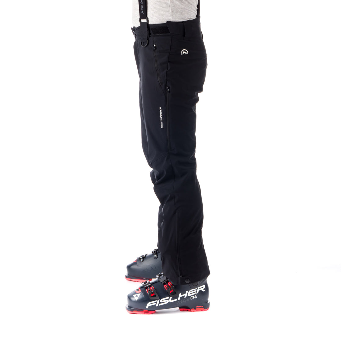 NO-3823SNW men's sky comfort trousers with braces BRIAR
