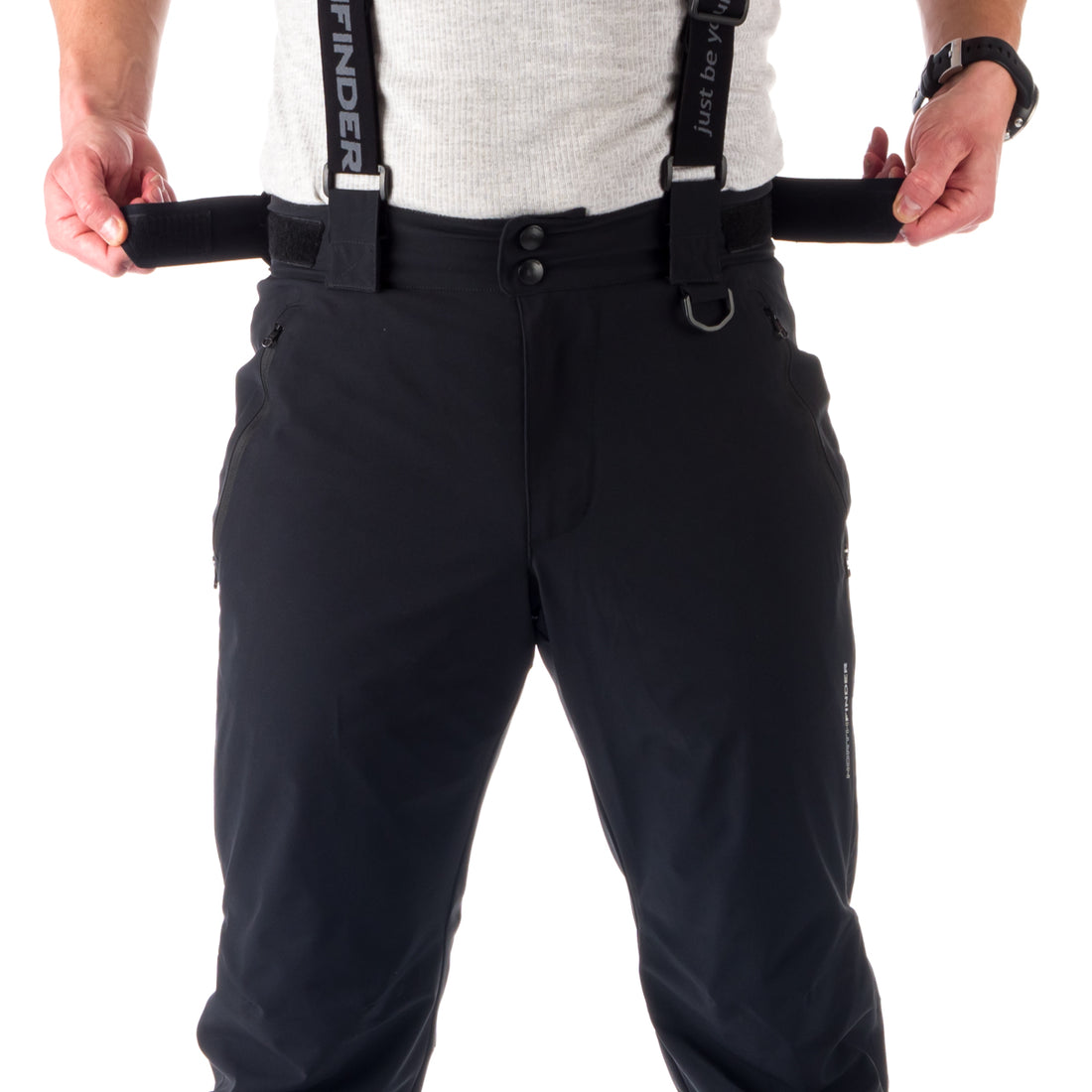 NO-3823SNW men's sky comfort trousers with braces BRIAR