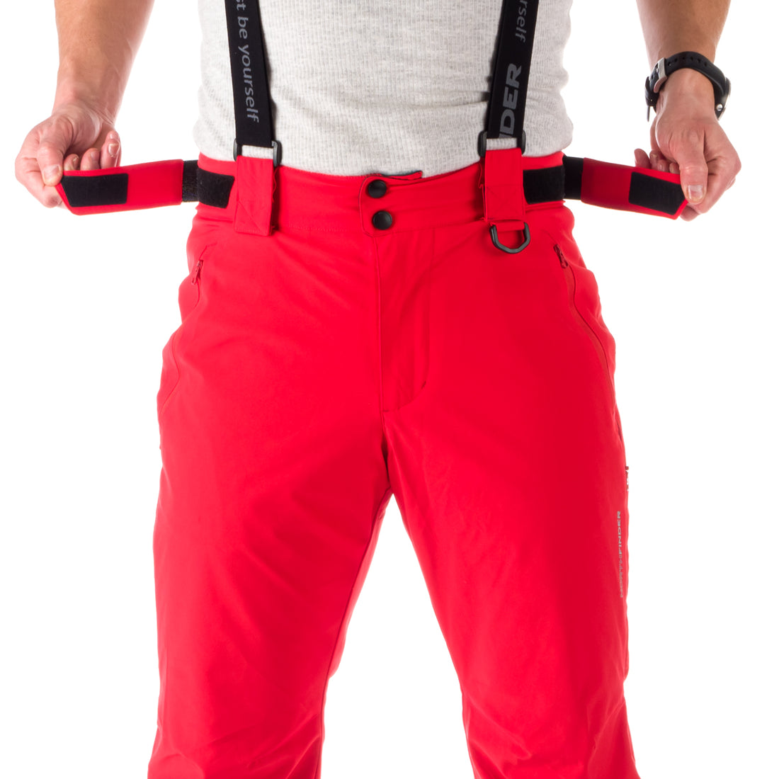 NO-3823SNW men's sky comfort trousers with braces BRIAR