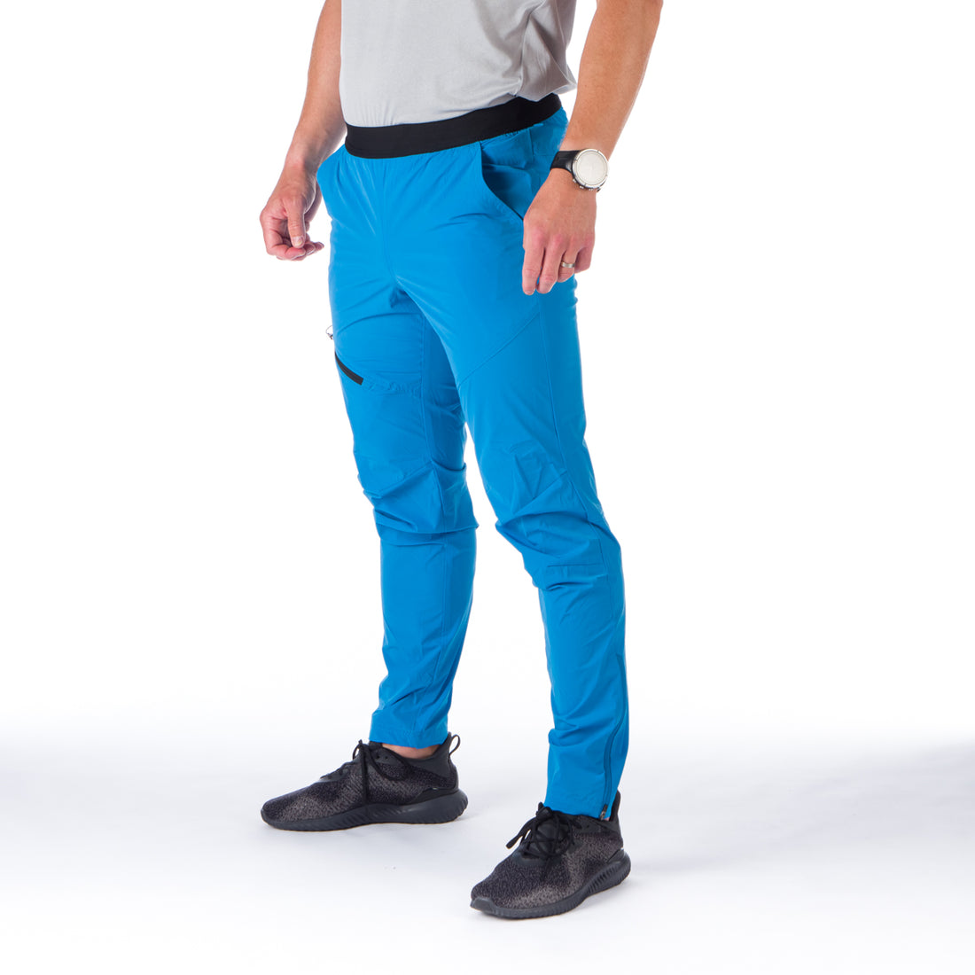 NO-3843OR men's outdoor packable lightweight slim low cut stretch pants HIRAM