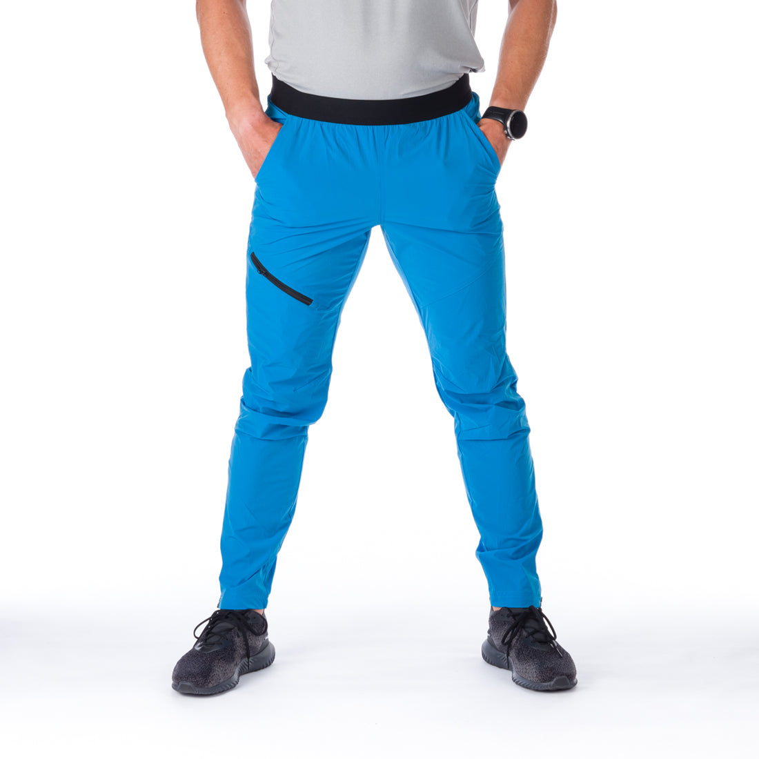 NO-3843OR men's outdoor packable lightweight slim low cut stretch pants HIRAM