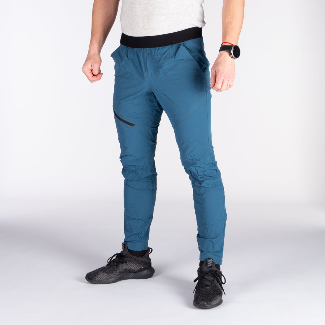 NO-3843OR men's outdoor packable lightweight slim low cut stretch pants HIRAM