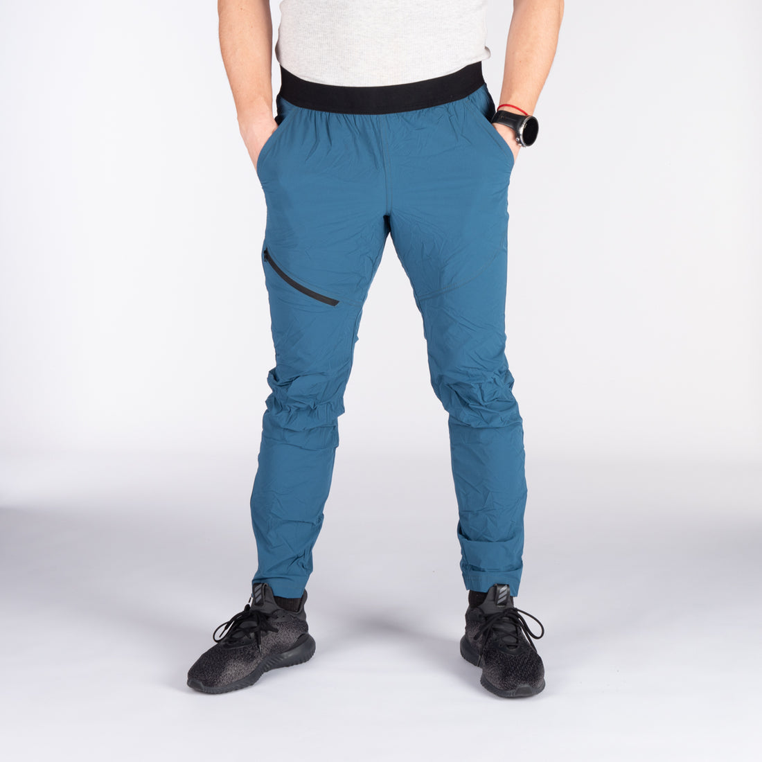 NO-3843OR men's outdoor packable lightweight slim low cut stretch pants HIRAM