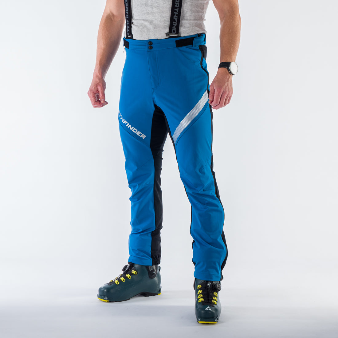 NO-3855SKP men's hybrid softshell active full zip pants KOTLISKA