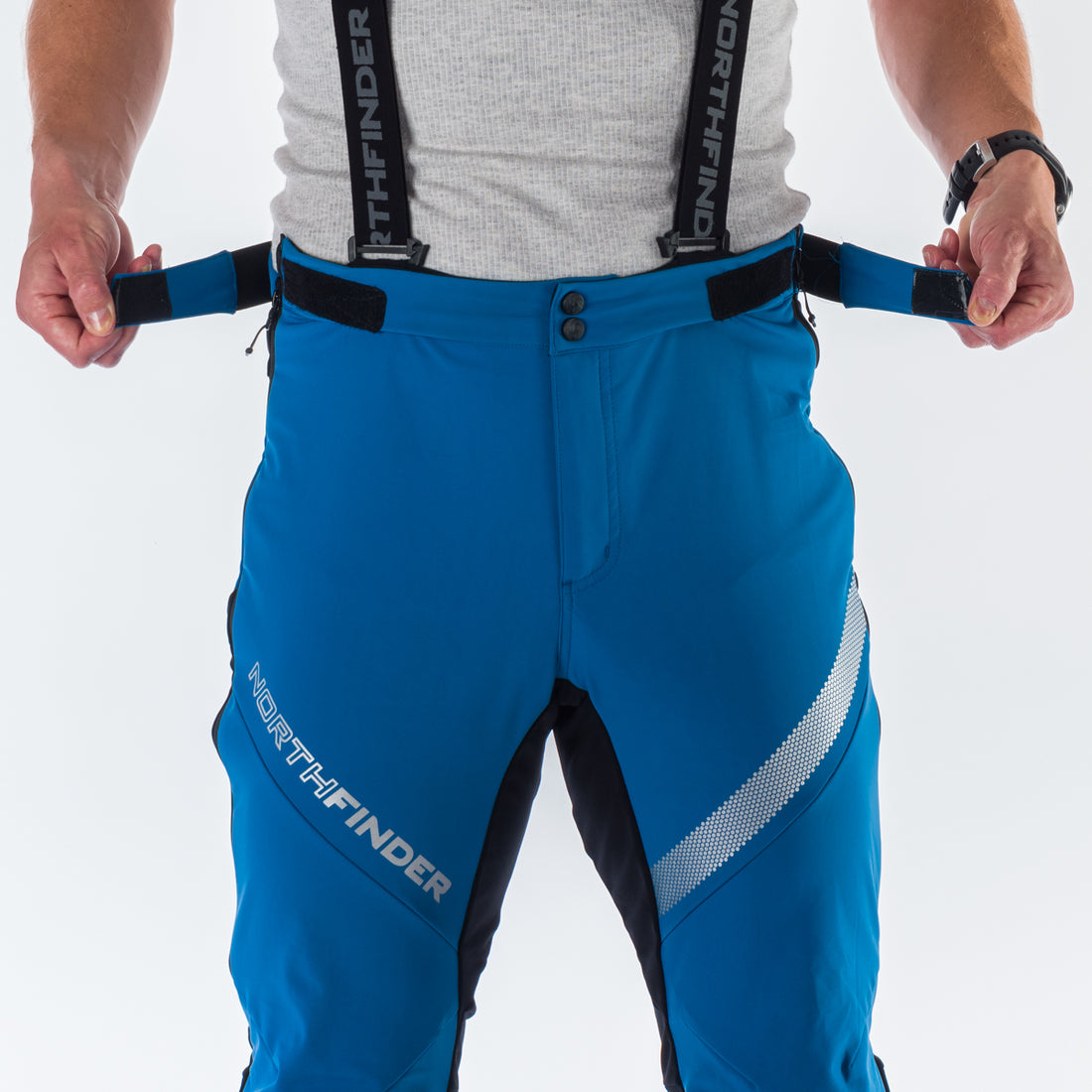 NO-3855SKP men's hybrid softshell active full zip pants KOTLISKA