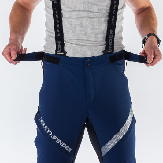 NO-3855SKP men's hybrid softshell active full zip pants KOTLISKA