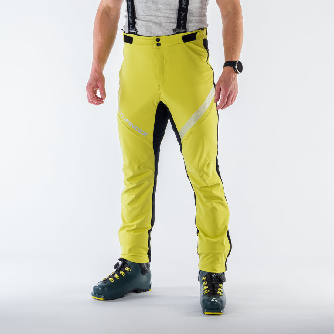 NO-3855SKP men's hybrid softshell active full zip pants KOTLISKA