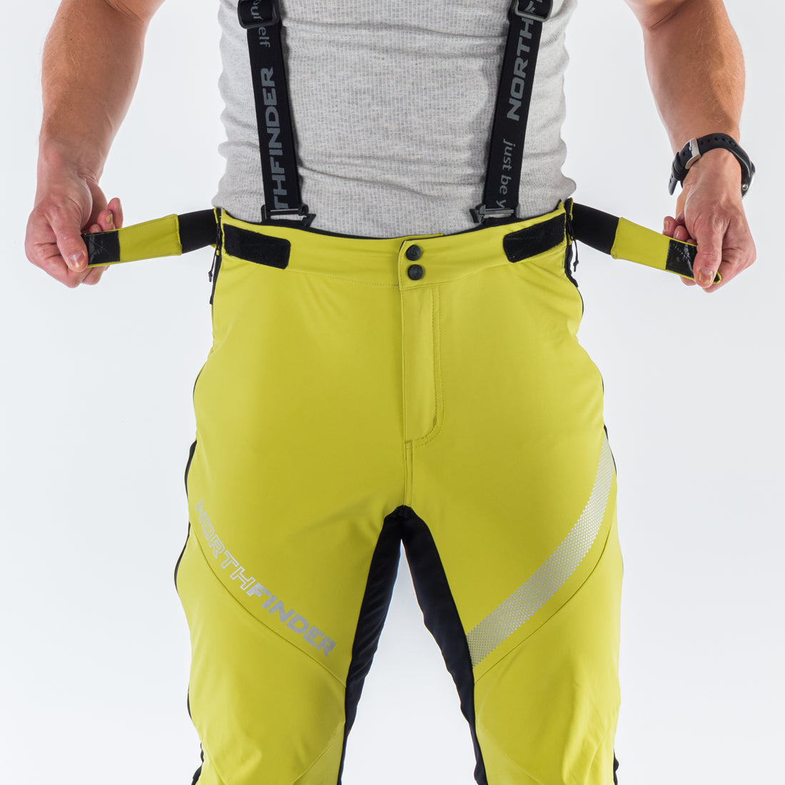 NO-3855SKP men's hybrid softshell active full zip pants KOTLISKA