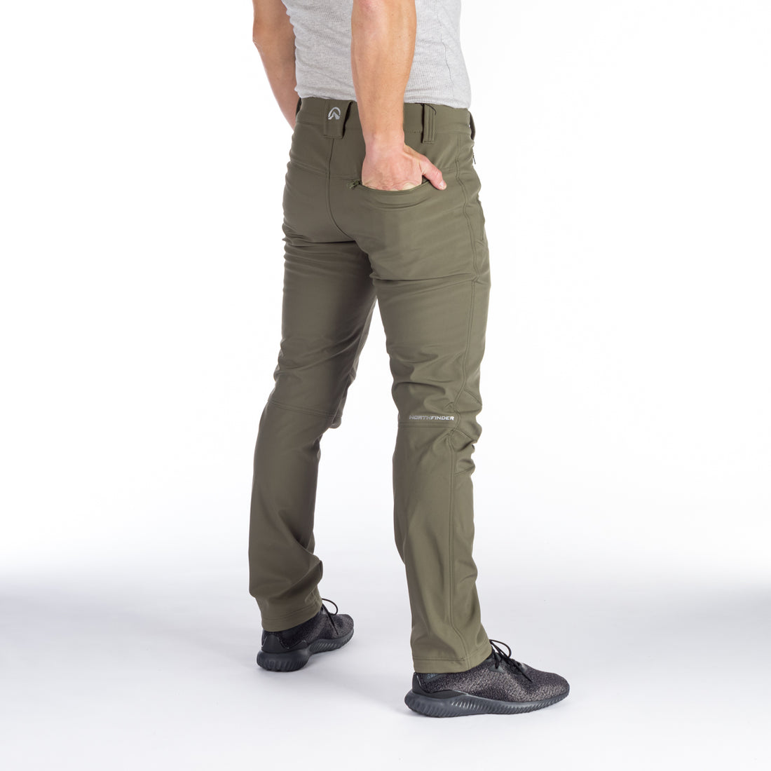 NO-3881OR men's trekking softshell pants outdoor 3L PETE