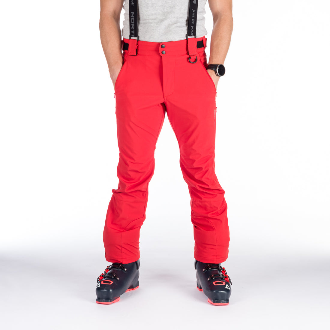 NO-3892SNW men's ski softshell pants TED