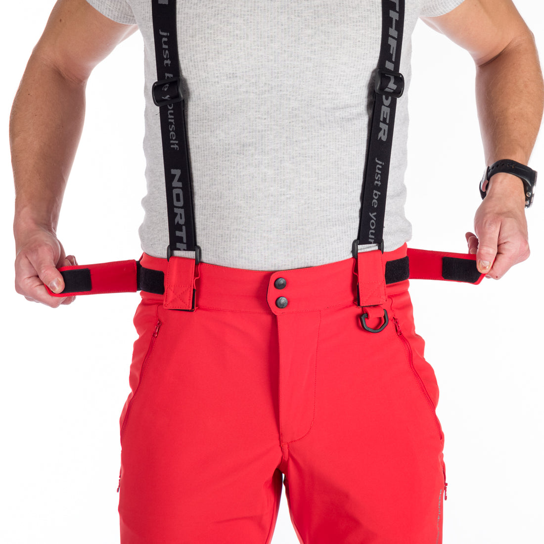 NO-3892SNW men's ski softshell pants TED
