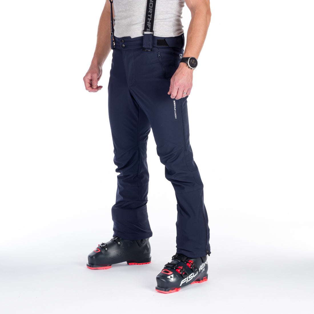 NO-3892SNW men's ski softshell pants TED