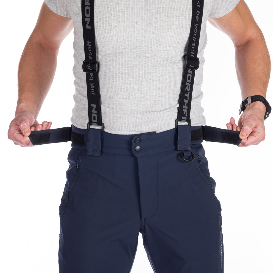 NO-3892SNW men's ski softshell pants TED