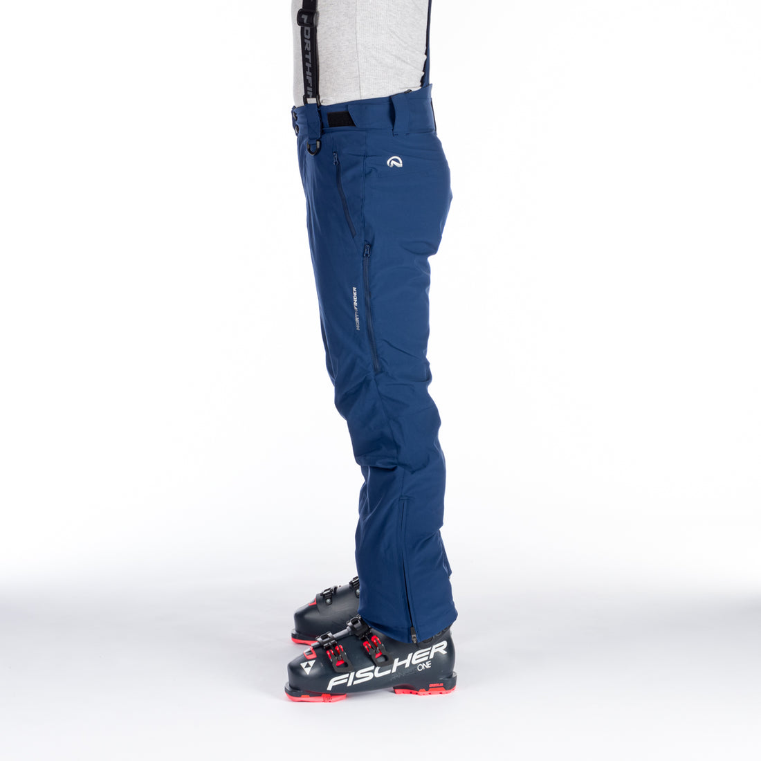 NO-3894SNW men's ski comfort trousers with braces regular fit VERNON