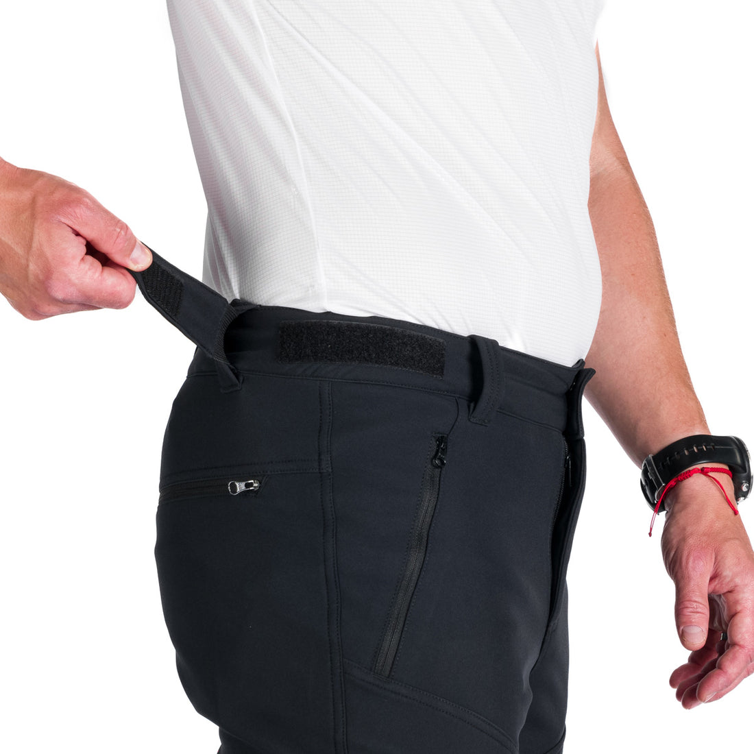 NO-3910OR Men's softshell pants elastic insulated BREITHORN