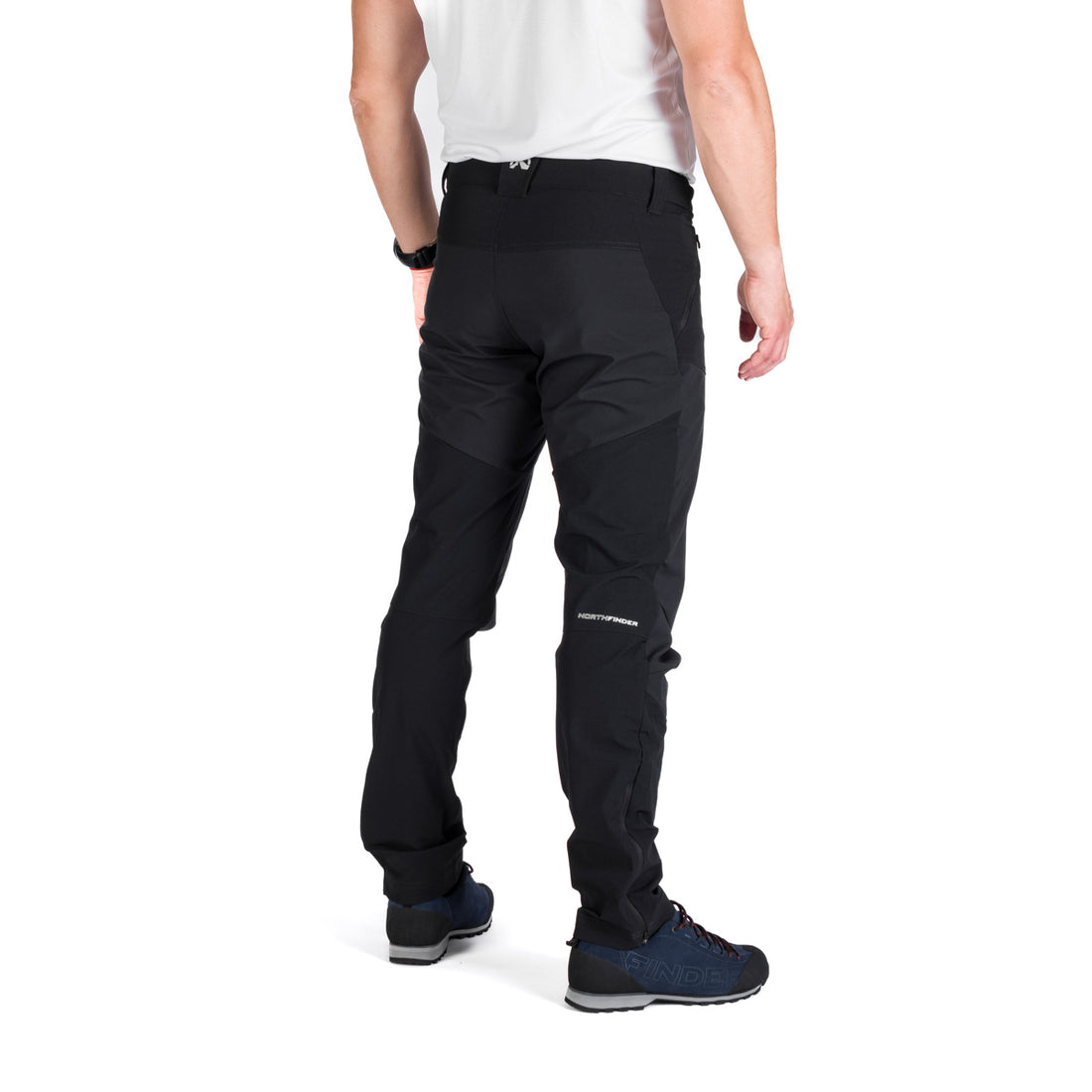 NO-3927OR men's trekking hybrid softshell pants ROD