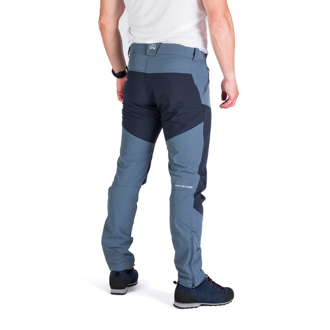 NO-3927OR men's trekking hybrid softshell pants ROD