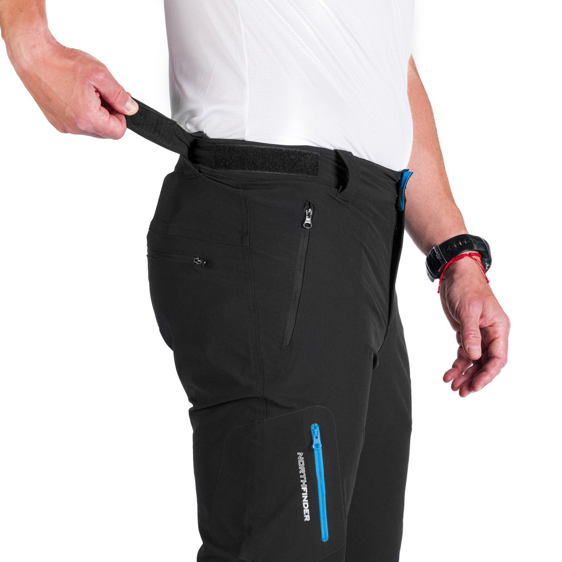 NO-3932OR men's travel elastic regular fit pants RUSS