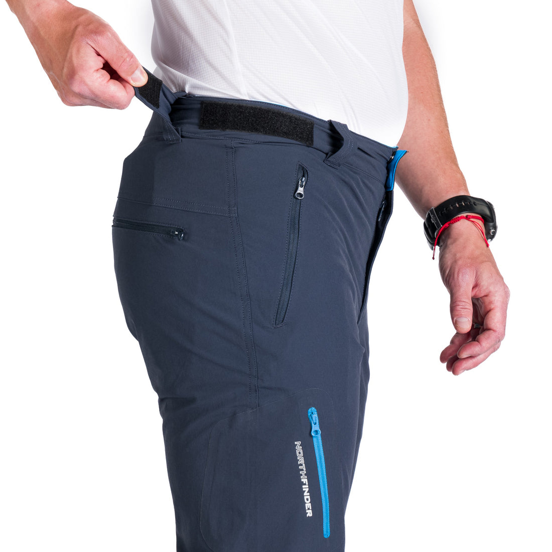 NO-3932OR men's travel elastic regular fit pants RUSS