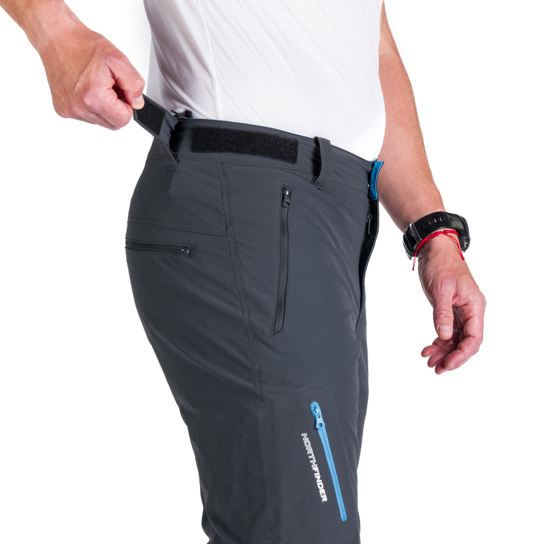 NO-3932OR men's travel elastic regular fit pants RUSS