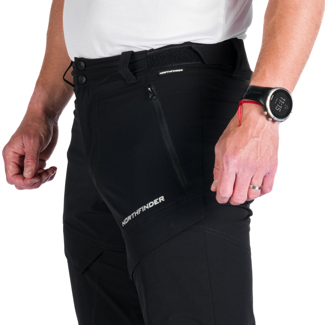 NO-3933OR men's trekking technical stretch pants JODY
