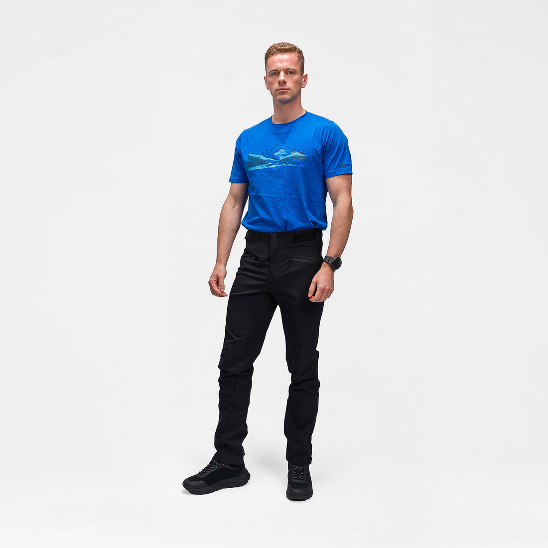 NO-3951OR men's softshell pants SHERMAN