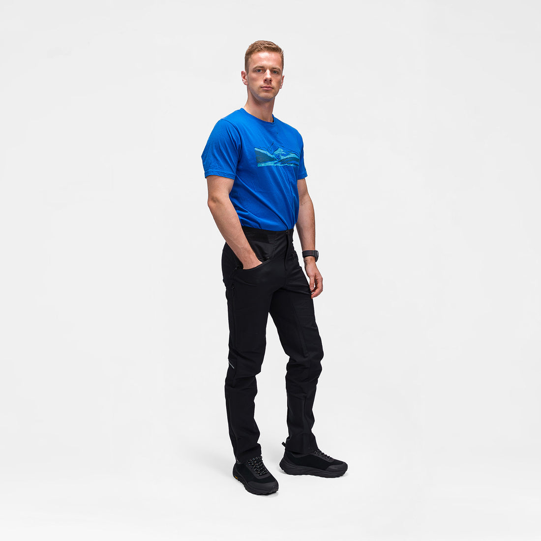 NO-3951OR men's softshell pants SHERMAN
