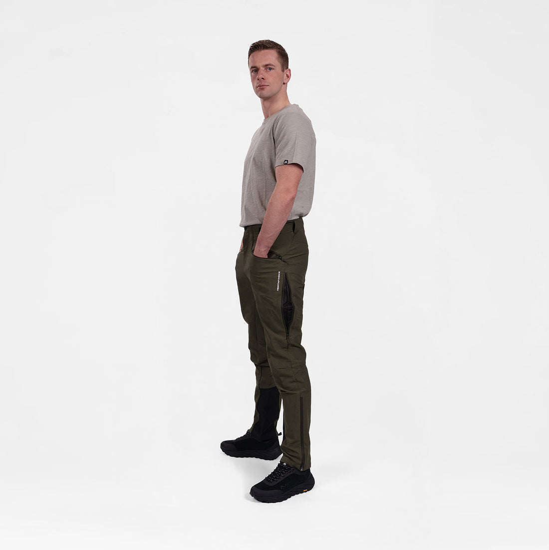 NO-3951OR men's softshell pants SHERMAN