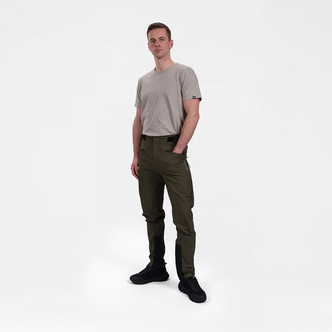 NO-3951OR men's softshell pants SHERMAN