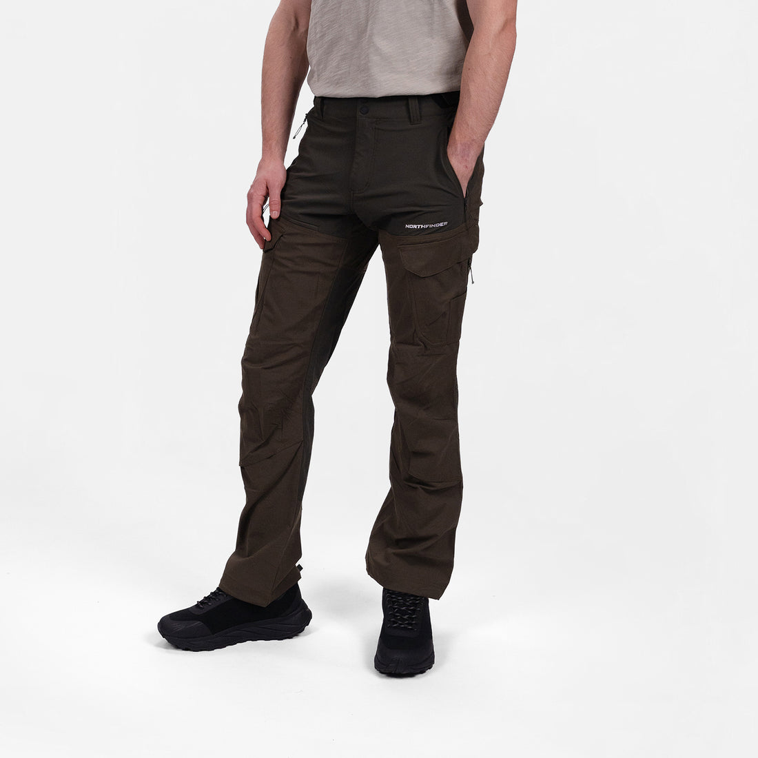 NO-39521OR men's outdoor combi cargo pants BISHORN