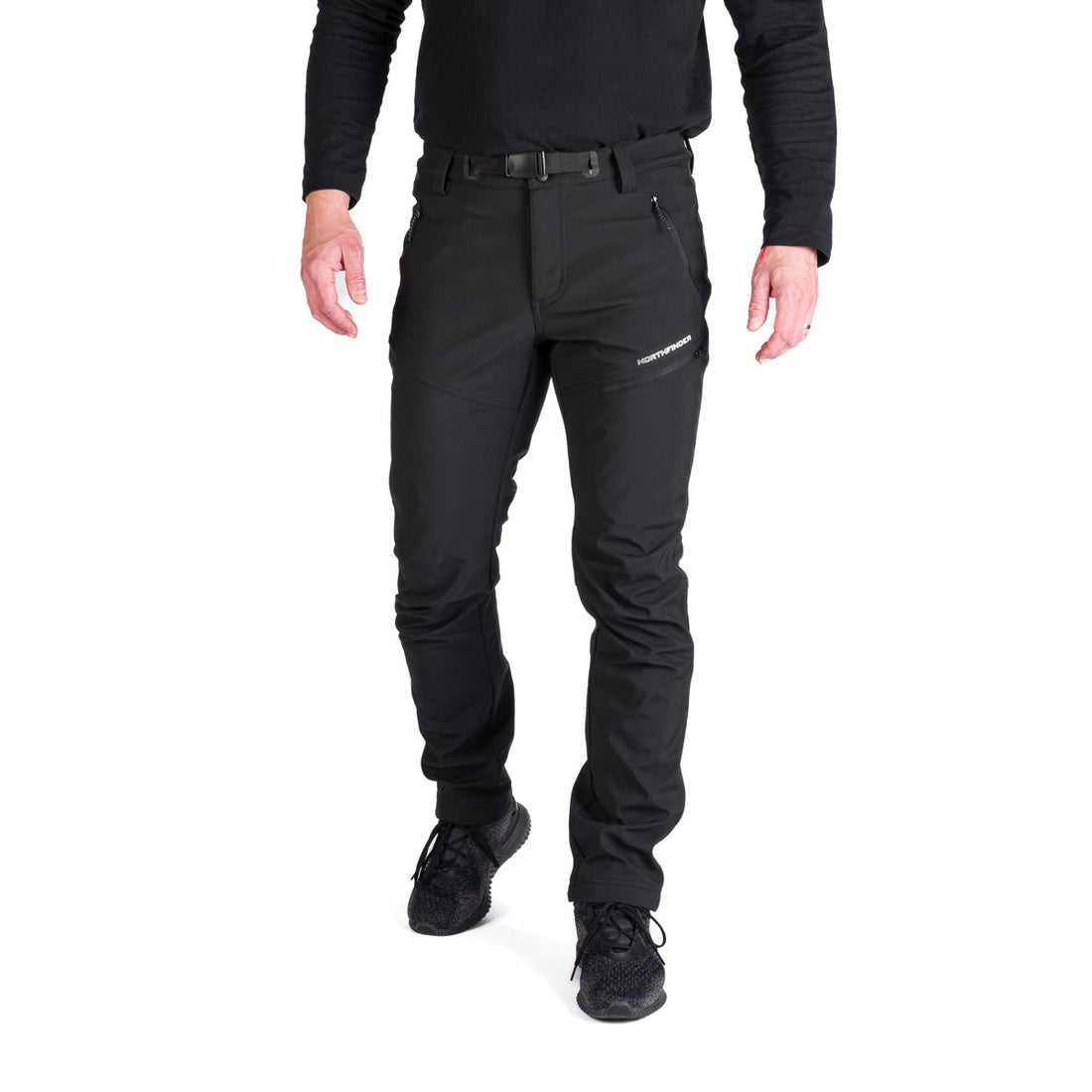 NO-3956OR men's trekking softshell pants outdoor 3L MASSIMO