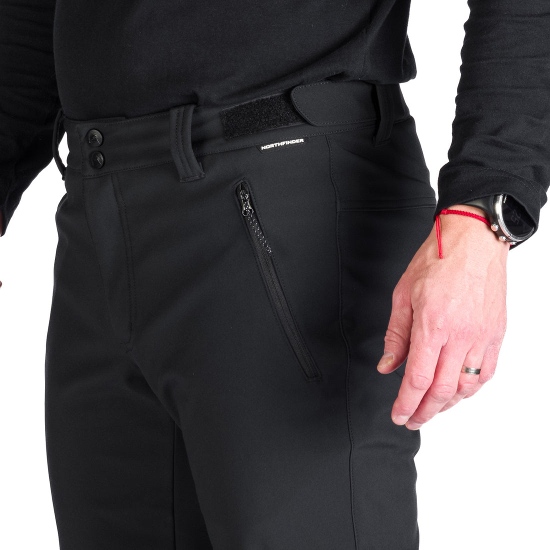 NO-3959OR men's softshell travel pants 3L MAURO