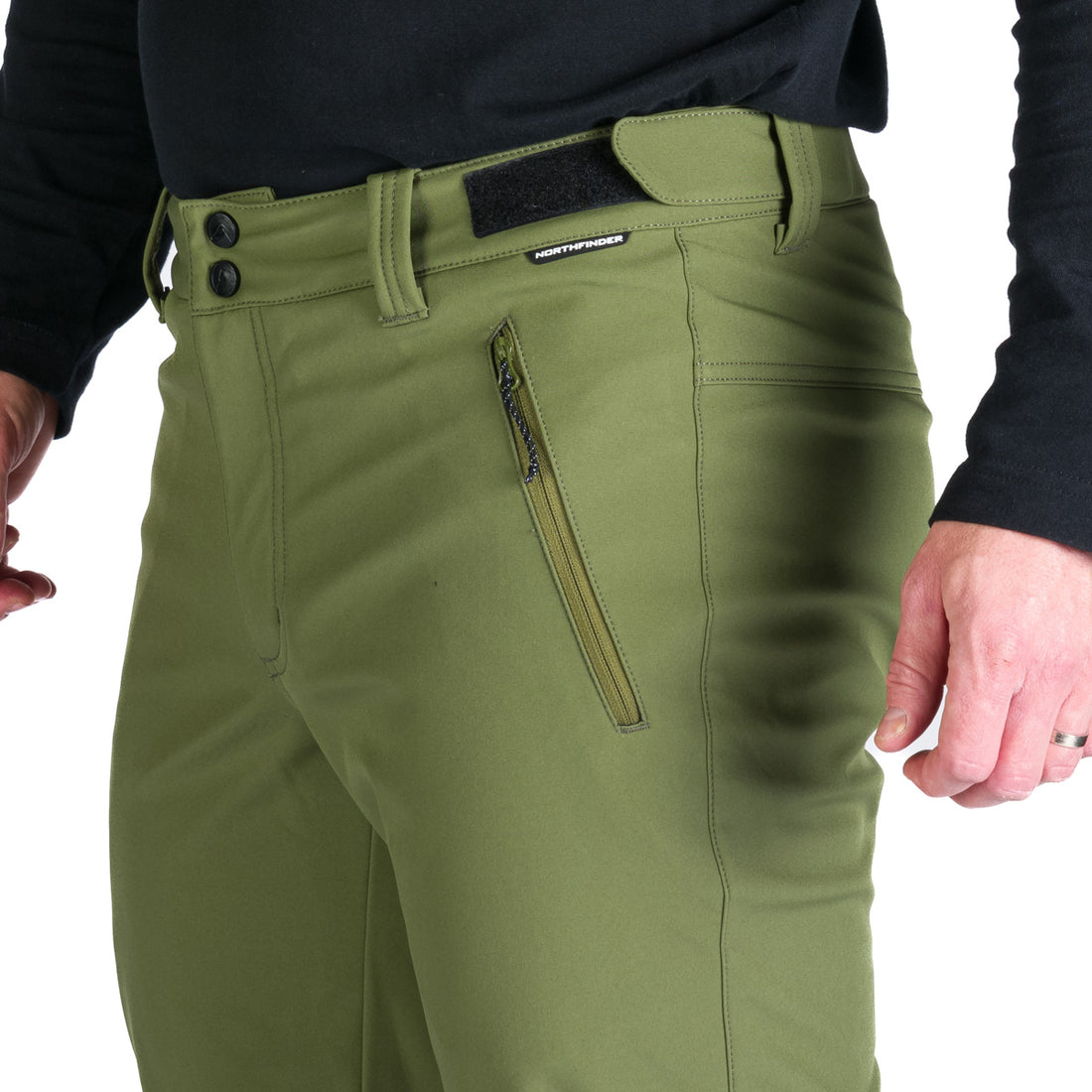 NO-3959OR men's softshell travel pants 3L MAURO