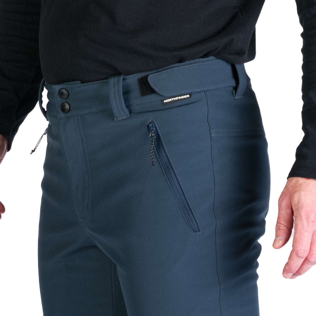 NO-3959OR men's softshell travel pants 3L MAURO