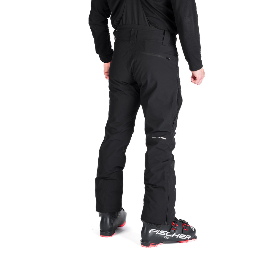 NO-3973SNW men's ski comfort trousers with braces regular fit WILFRED