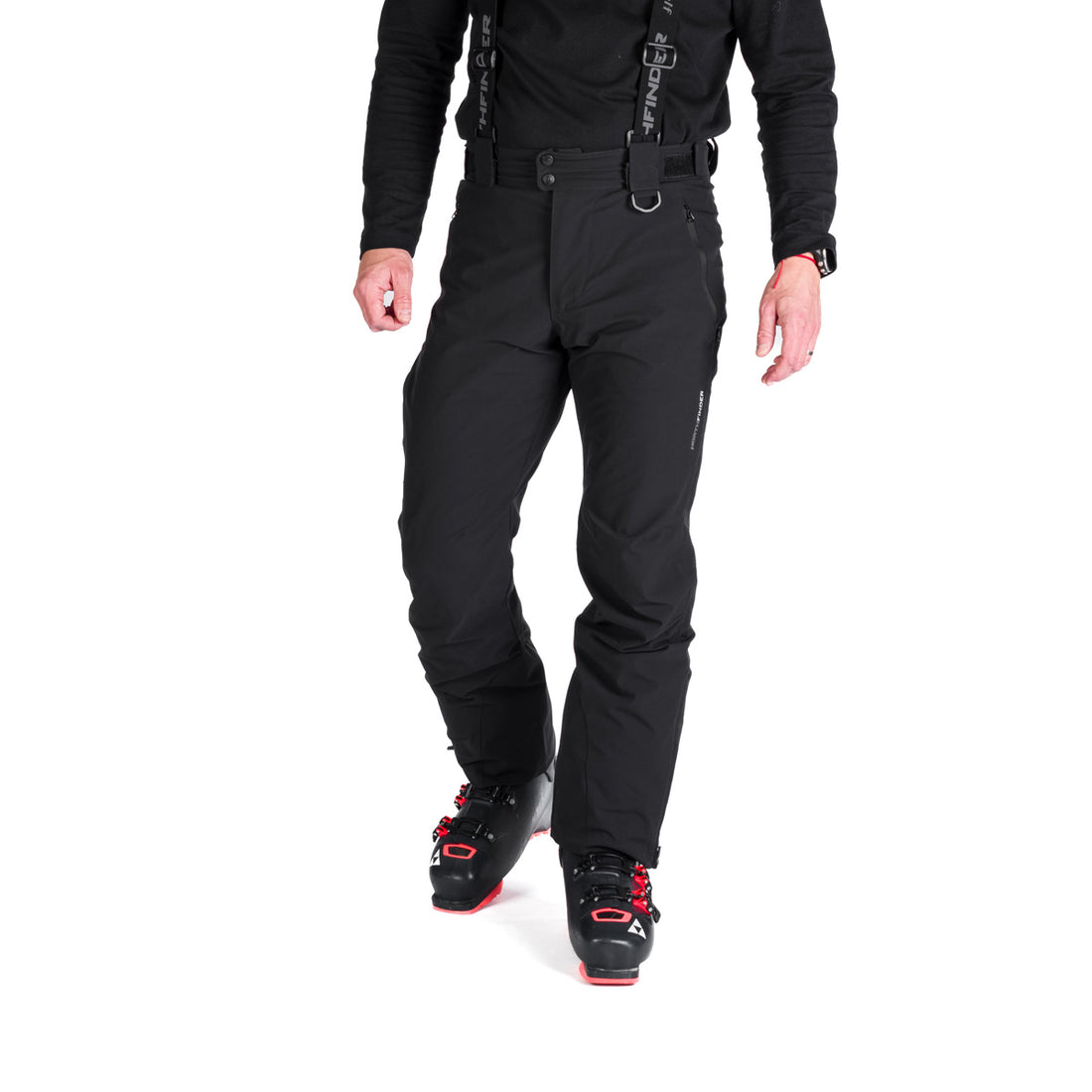 NO-3973SNW men's ski comfort trousers with braces regular fit WILFRED